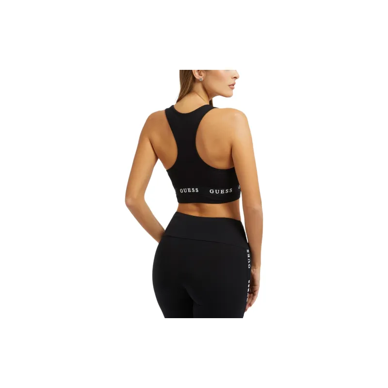 GUESS Sleeveless Sports Shirts Women's Black-3