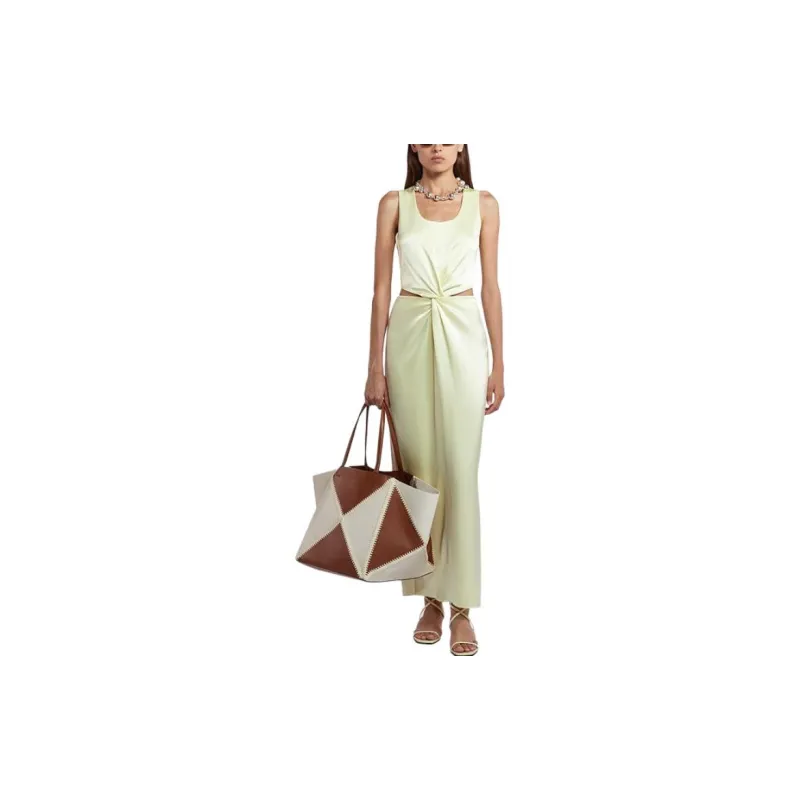NANUSHKA FW23 LUCCA Sleeveless Dress Women's Luminous Yellow-1