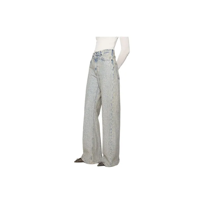 Acne Studios Logo Patch Denim Jeans-3