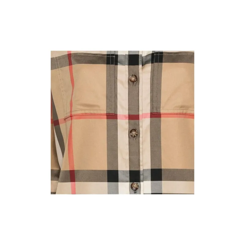 Burberry Vintage Check Pattern Buttoned Shirt-5