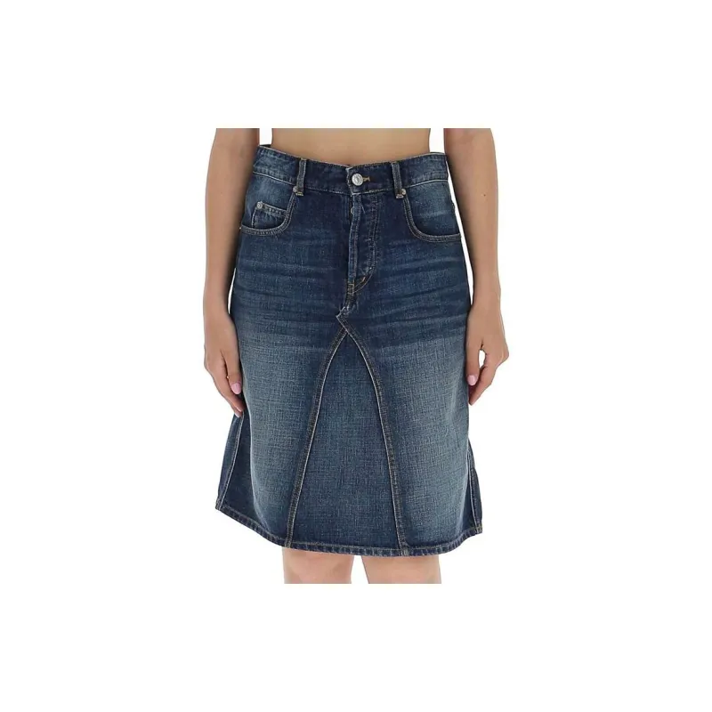 ISABEL MARANT Denim Short Skirts Women's Blue-1