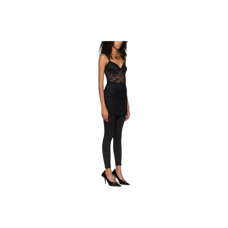 Balenciaga Slip Dresses Regular Women's Black-3