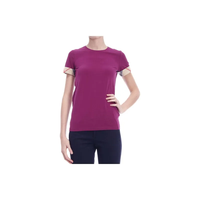 Burberry T Shirts Women's Purple-1