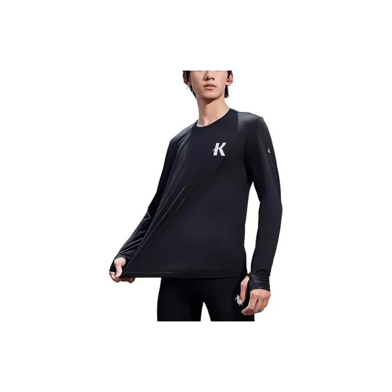 QIAODAN x DA K LIANMINGKUAN T Shirt Men's Black-3