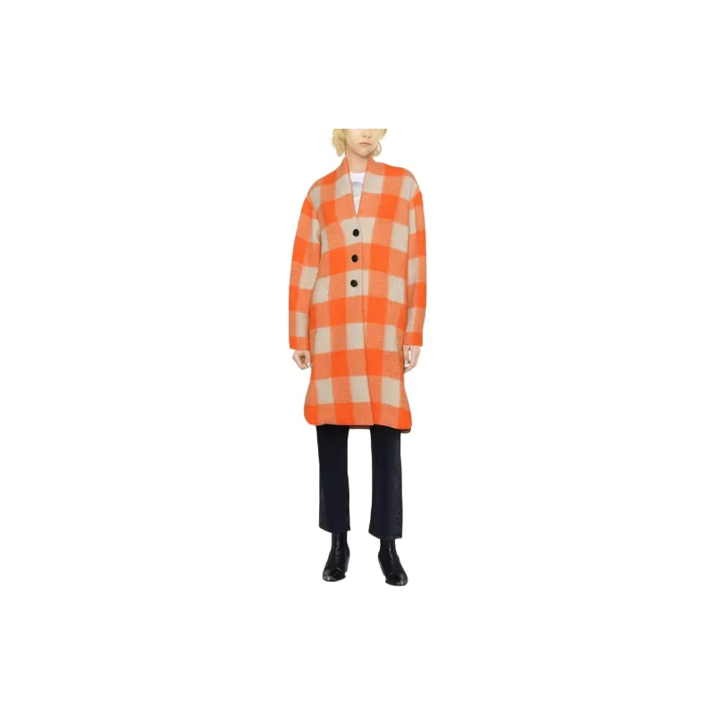 ISABEL MARANT ETOILE Checked Gabriel Coat-1