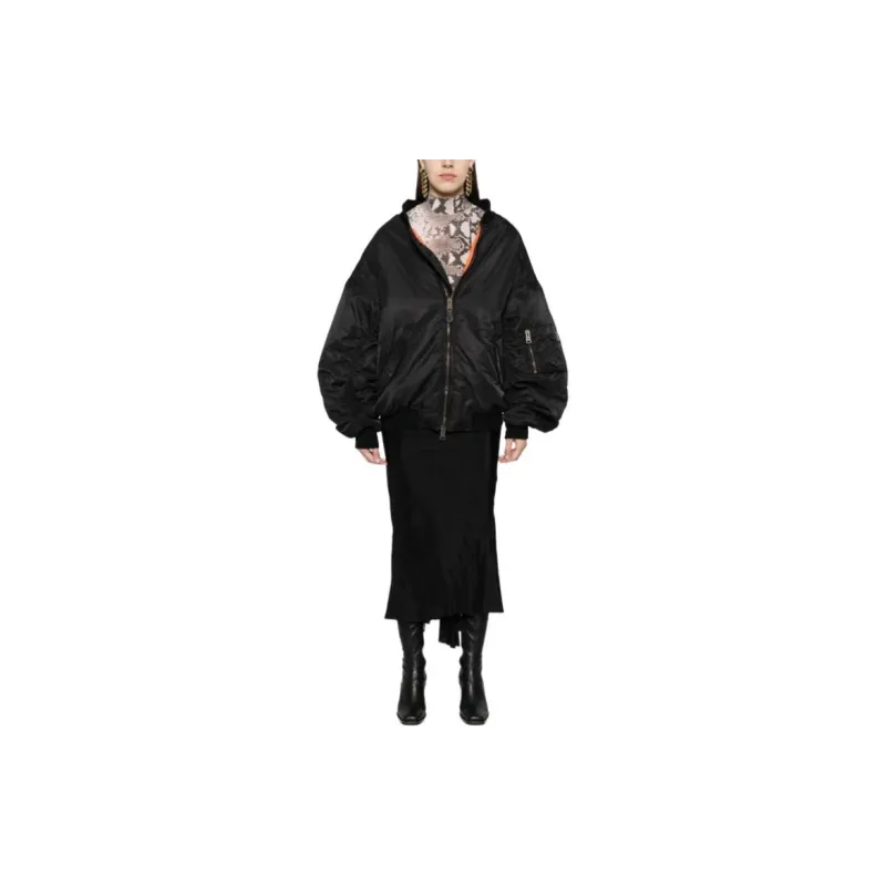Balenciaga Jackets Coats Women's Black-1
