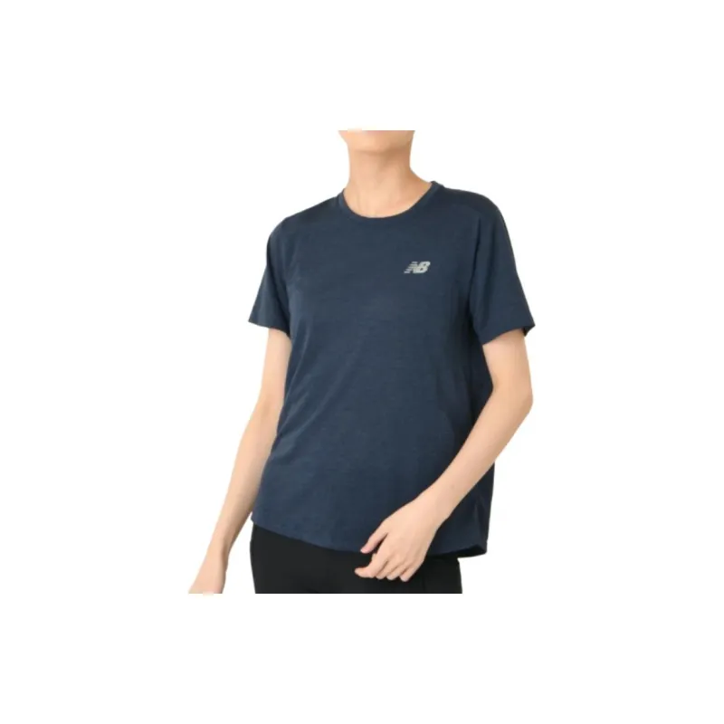 New Balance T Shirt Women's Marine Blue-2