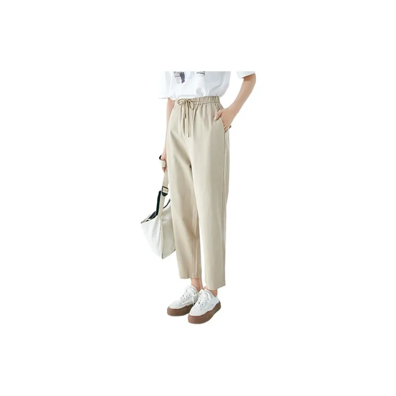 Elva' Island Casual Pants Women's Khaki-2
