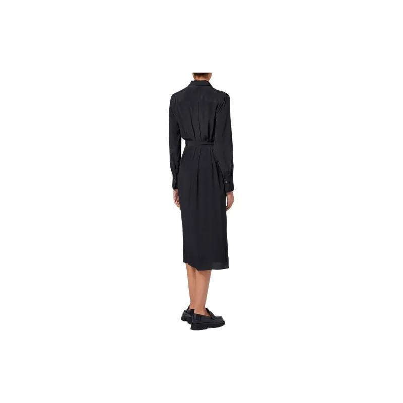Paul Smith Belted Long-sleeved Shirtdress-1