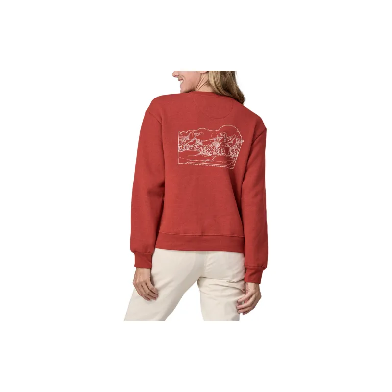 Patagonia Sweatshirt Women's Red-1