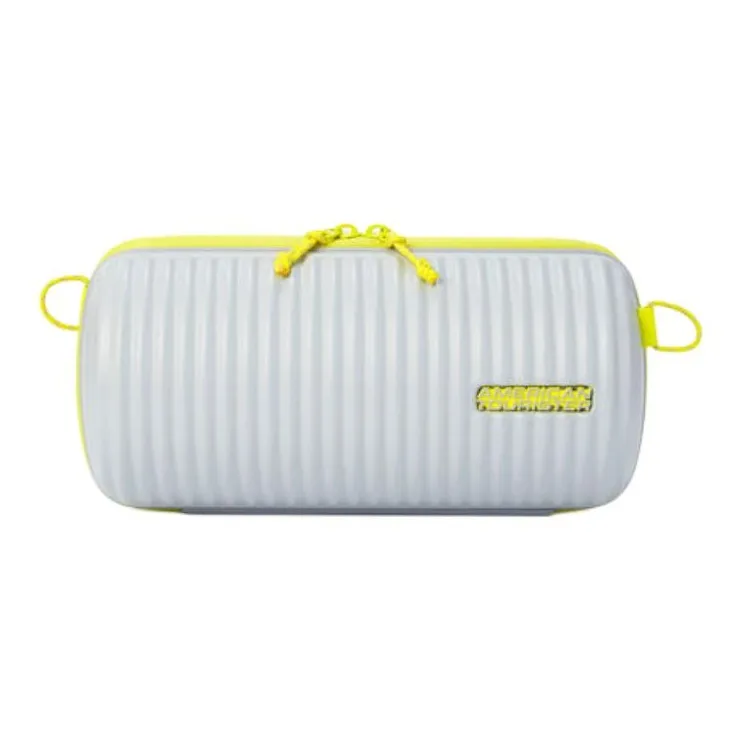 AMERICAN TOURISTER PC Crossbody Bag Regular Unisex Gray & Lime-0