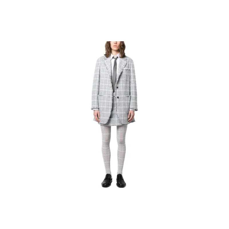 THOM BROWNE Logo-Patch Button-Up Poplin Shirt-1