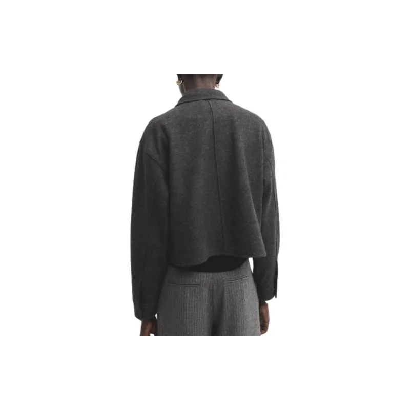 Massimo Dutti Jackets Coats Women's Gray-5