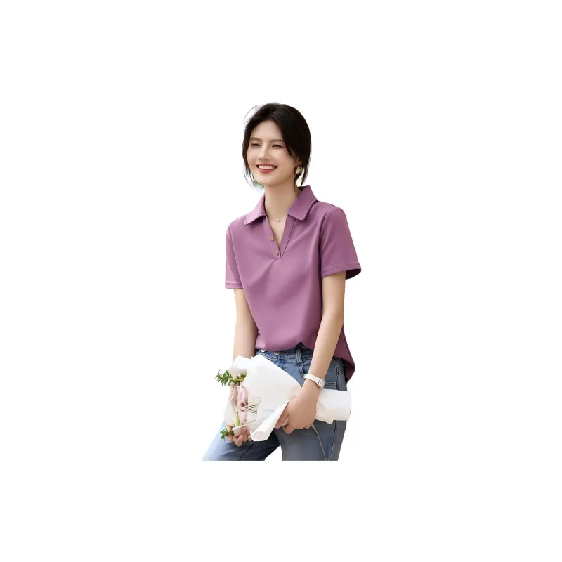XWI T Shirts Women's Purple-3