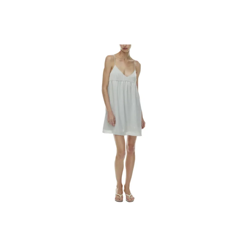 ARITZIA Wilfred Lover Satin Mini Dress Slip Dresses Women's Cool Iced Mint-2