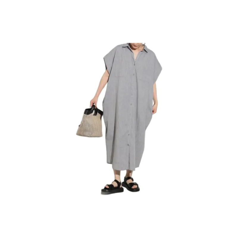 Beams Short Sleeved Dress Women's-6