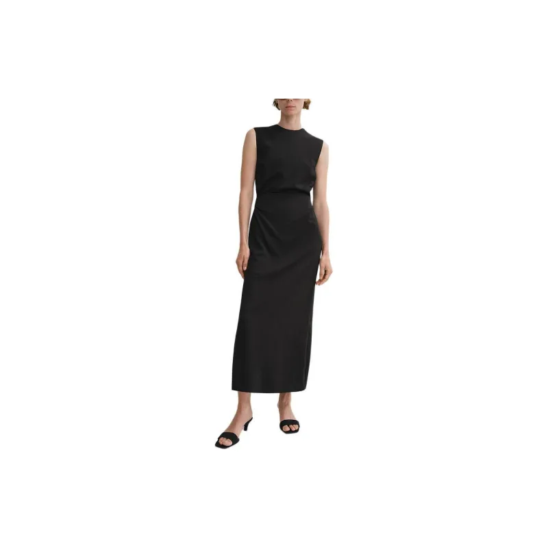 TOTEME Tie-waist Sleeveless Midi Dress-2