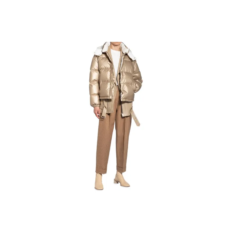Moncler Dao Series Down Jackets Women's Gold-3