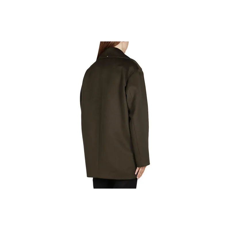 SportMax Coats Women's Dark Green-3
