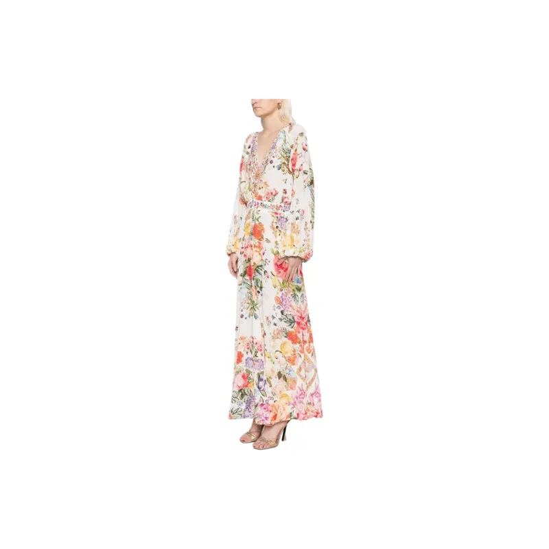 Camilla Raglan Floral print Maxi Dress-3