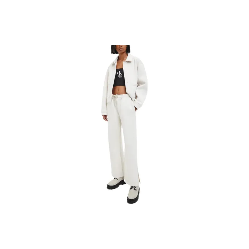 CK/Calvin Klein FW22 Knitted Sports Pants Women's White-1