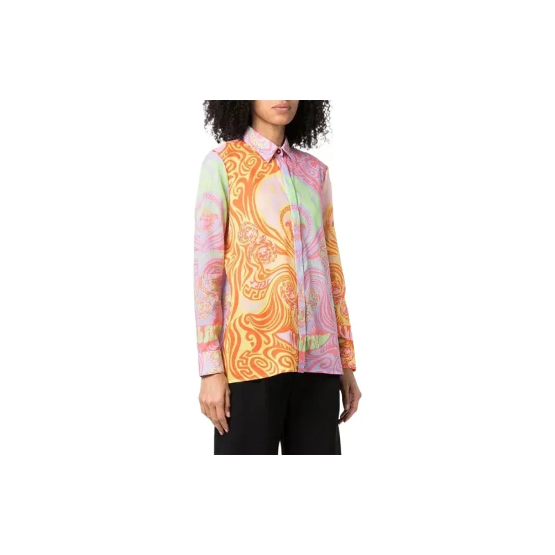 VERSACE Shirts Women's Pink-3