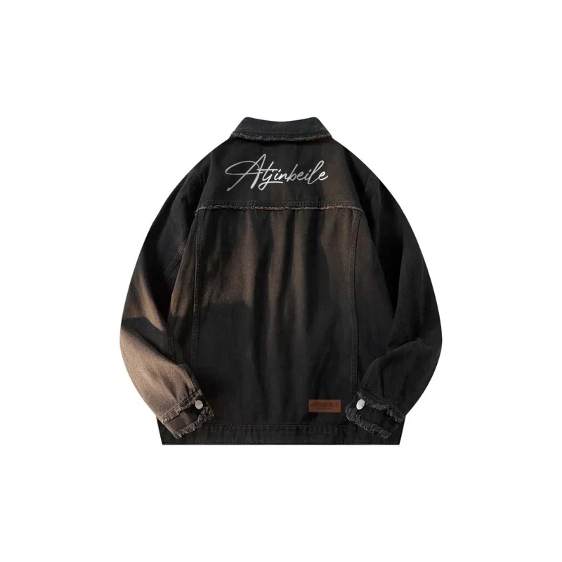 JINBEILE Denim Jackets Unisex-11