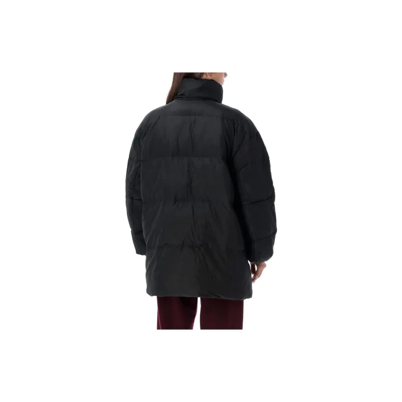 ISABEL MARANT Logo Patch Drop Shoulder Puffer Jacket-1