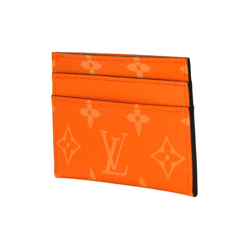 LOUIS VUITTON Porte Cartes Double-3