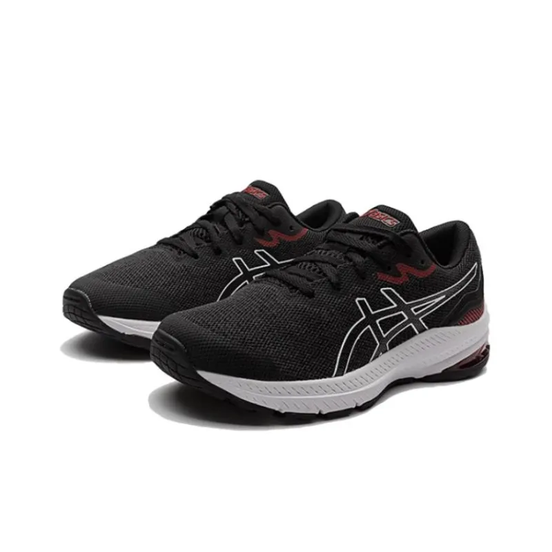 Asics GT 1000 11 GS 'Black Electric Red'-1
