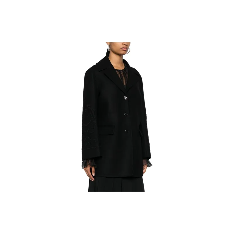 ERMANNO SCERVINO Floral Embroidery Coat-2