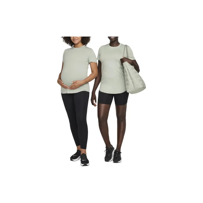 Nike M One Women's Dri-FIT Slim-Fit Short-Sleeve Top Maternity-2