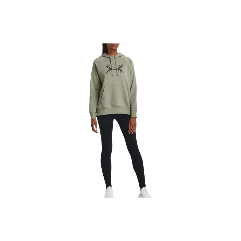 Under Armour Rival Fleece Sweatshirt Women's Light Green-4