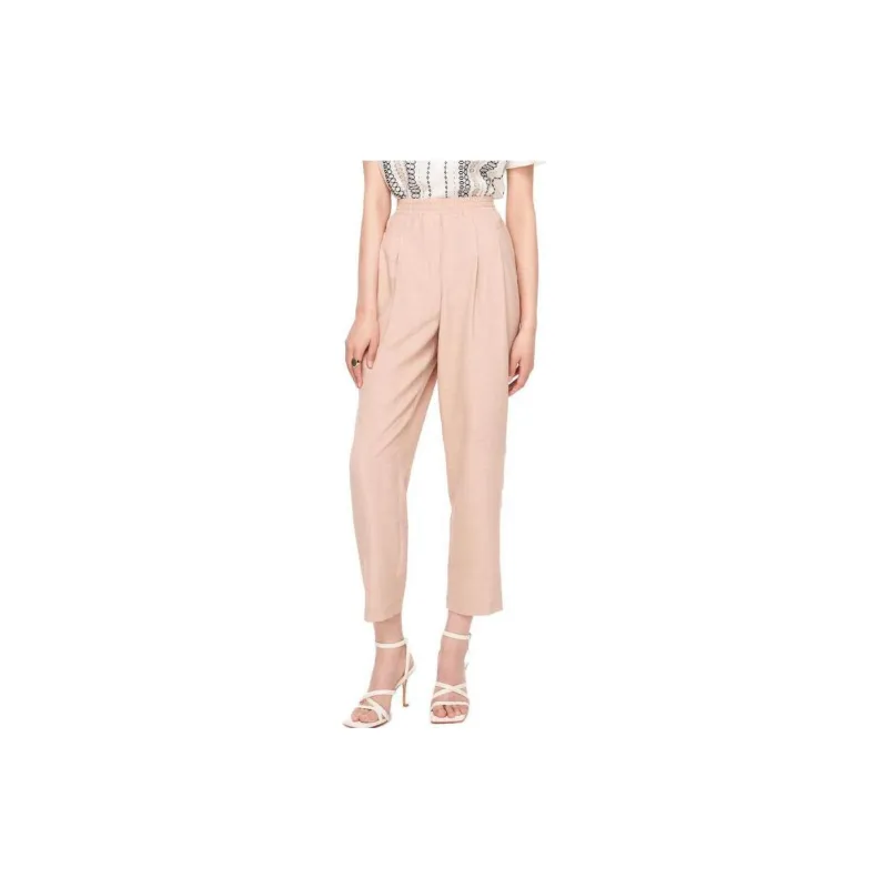XII BASKET Casual Pants Women's Light Camel-2