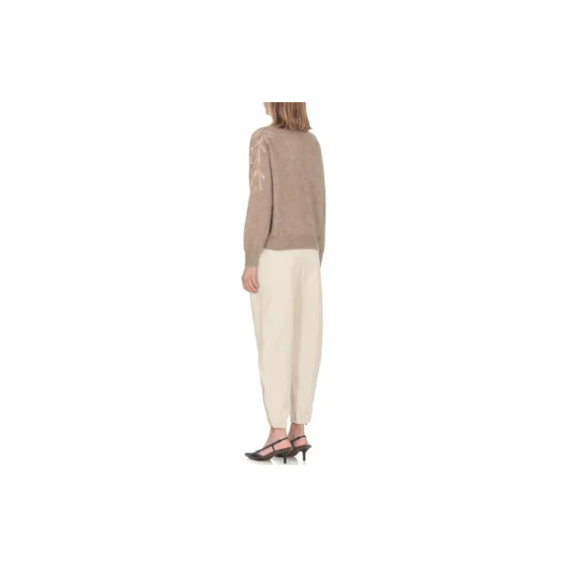 Brunello Cucinelli Sequin Embellished Knitted Jumper-1