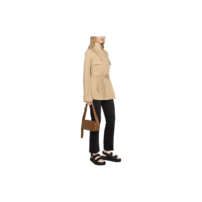ISABEL MARANT Long Sleeved Belted Jacket-3