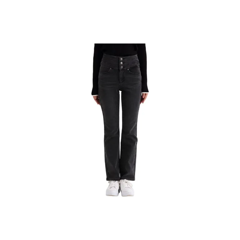 GUESS Jeans Women's Washed Black-2