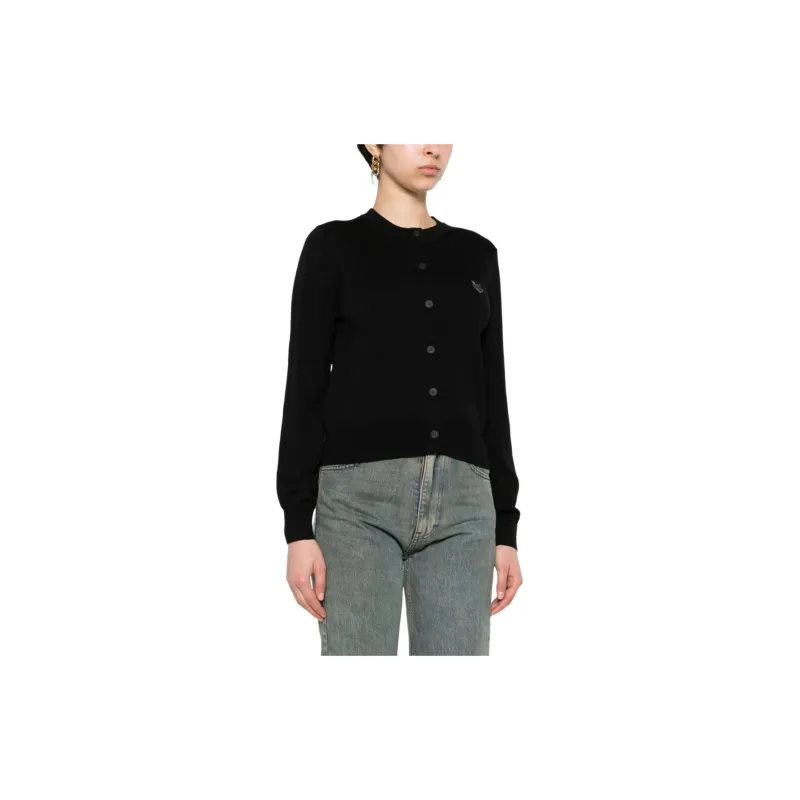 Maison Kitsuné Bold Fox Wool Cardigan-1