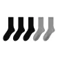 5 Pack Long Shaft (Black *3+Gray *2)