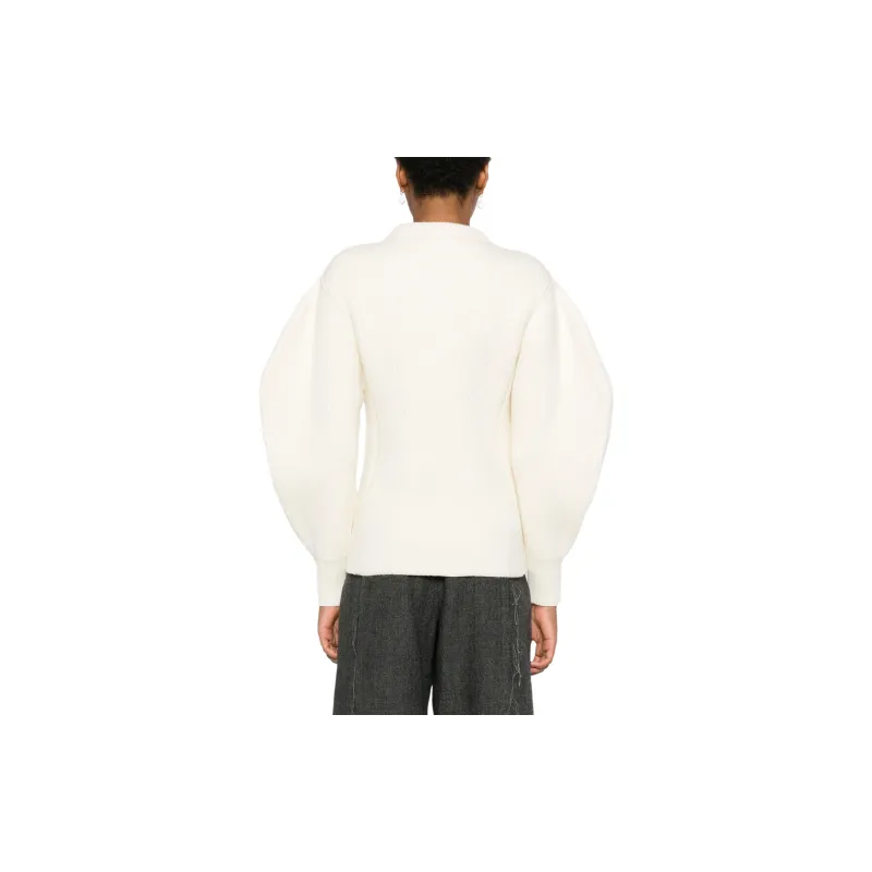 JIL SANDER Crewneck Puff Sleeved Jumper-2