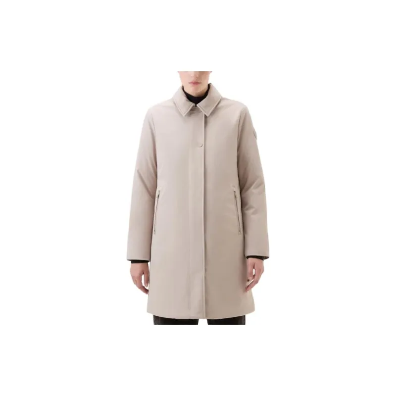 WOOLRICH Logo Patch Hooded Parka-2