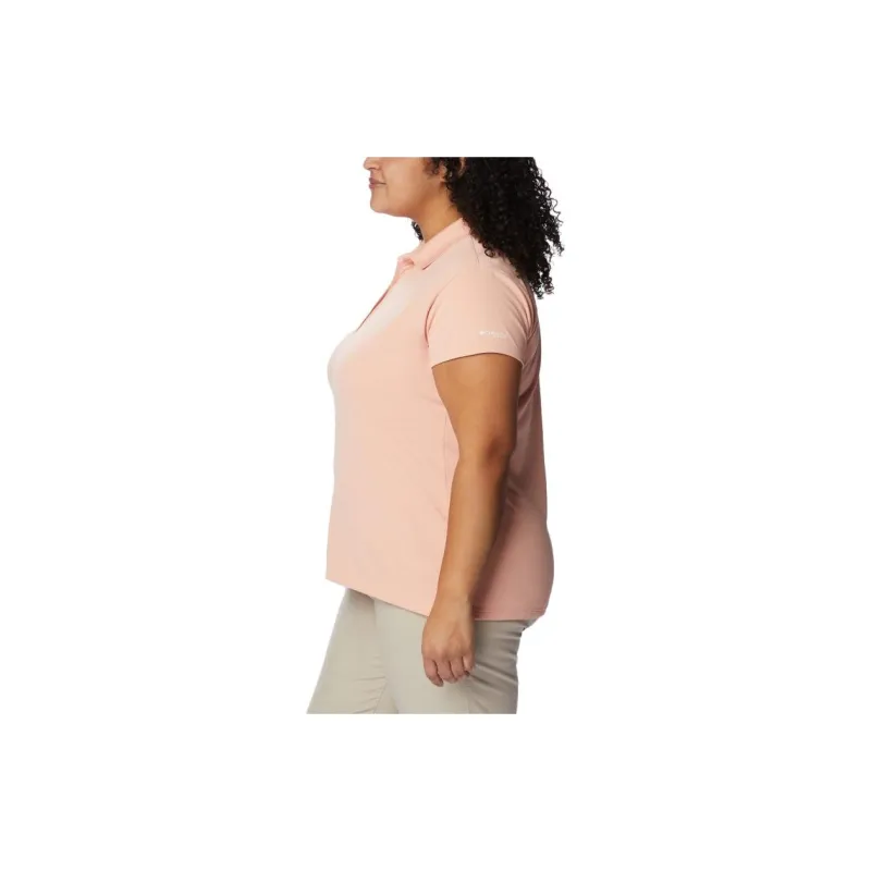 Columbia Polo Shirts Women's Bright Coral-3