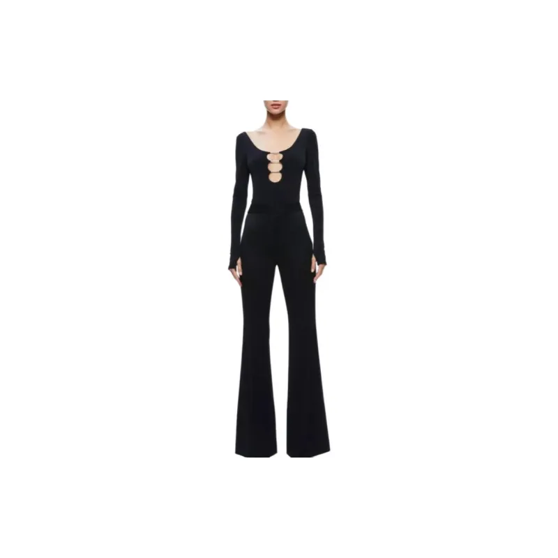 ALICE+OLIVIA Kalena Cut out Maxi Dress-1