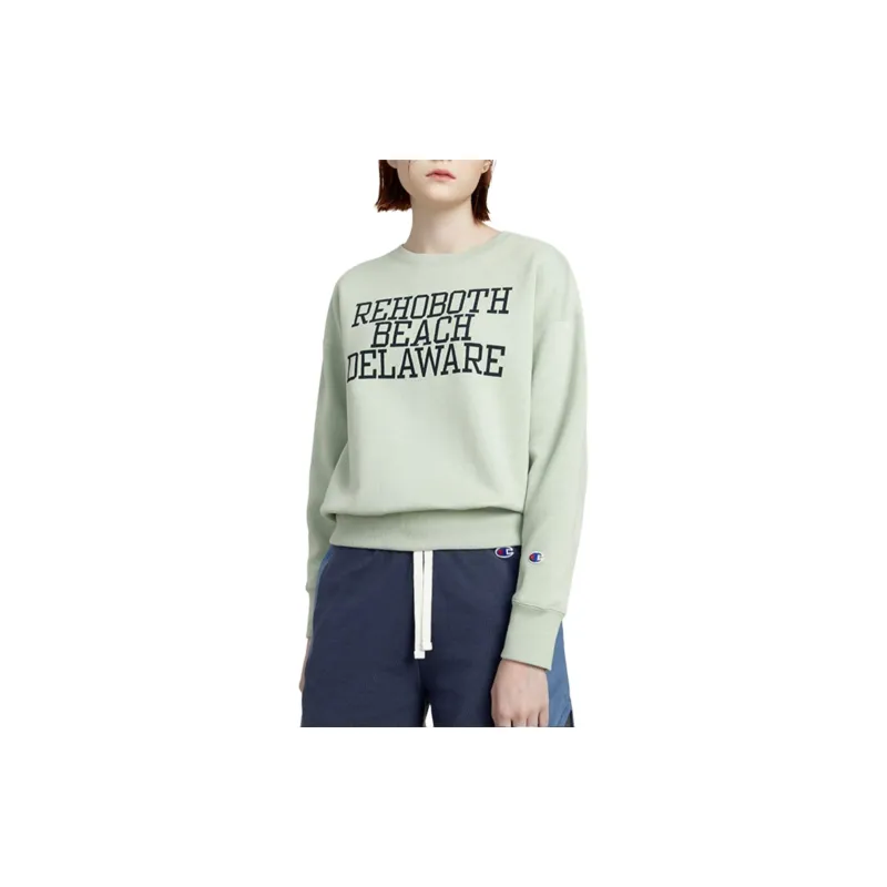 Champion Sweatshirt Women's Light Green-2
