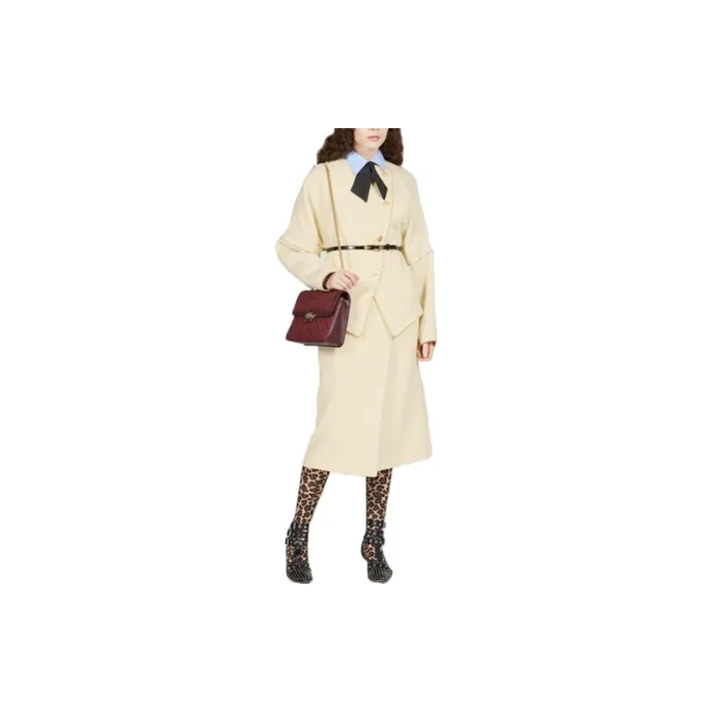 GUCCI Jackets Women's Ecru-1