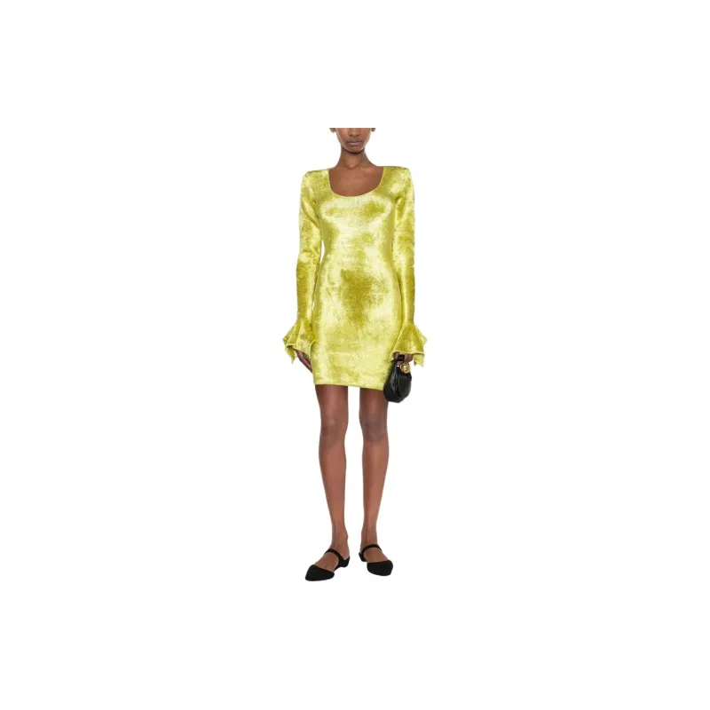 NANUSHKA Handkerchief-cuff Mini Dress-1