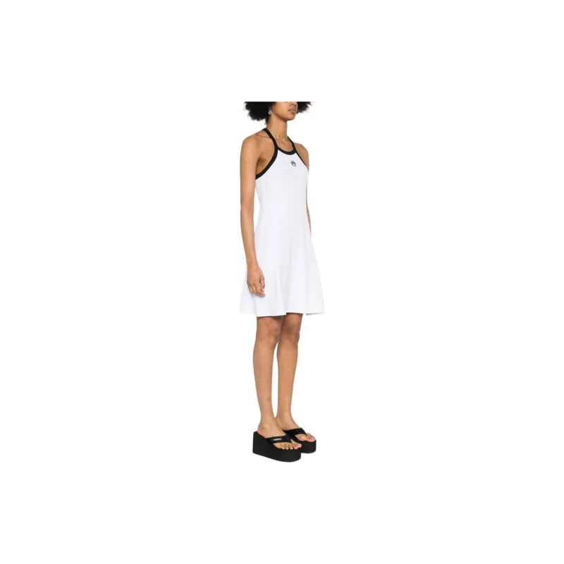 Marine Serre SS24 Slip Dresses Women's White-2