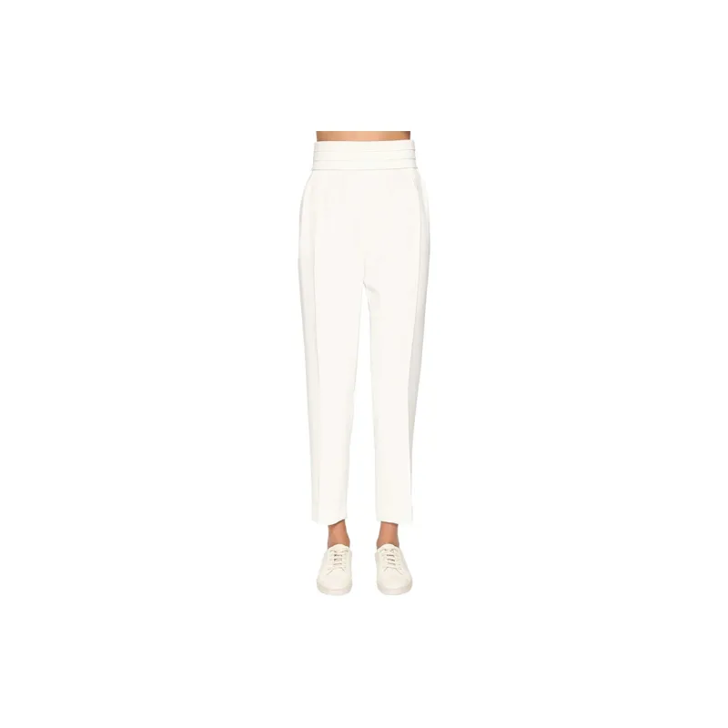 MaxMara Waist Detailed Tapered Trousers-2