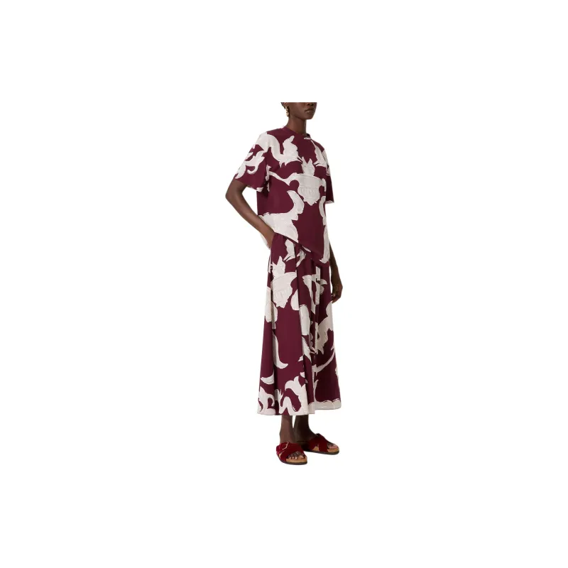 Valentino Metamorphos Gryphon Allover Midi Skirt-3