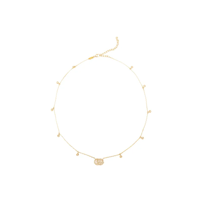 GUCCI GG Running Necklaces Women's Gold-2